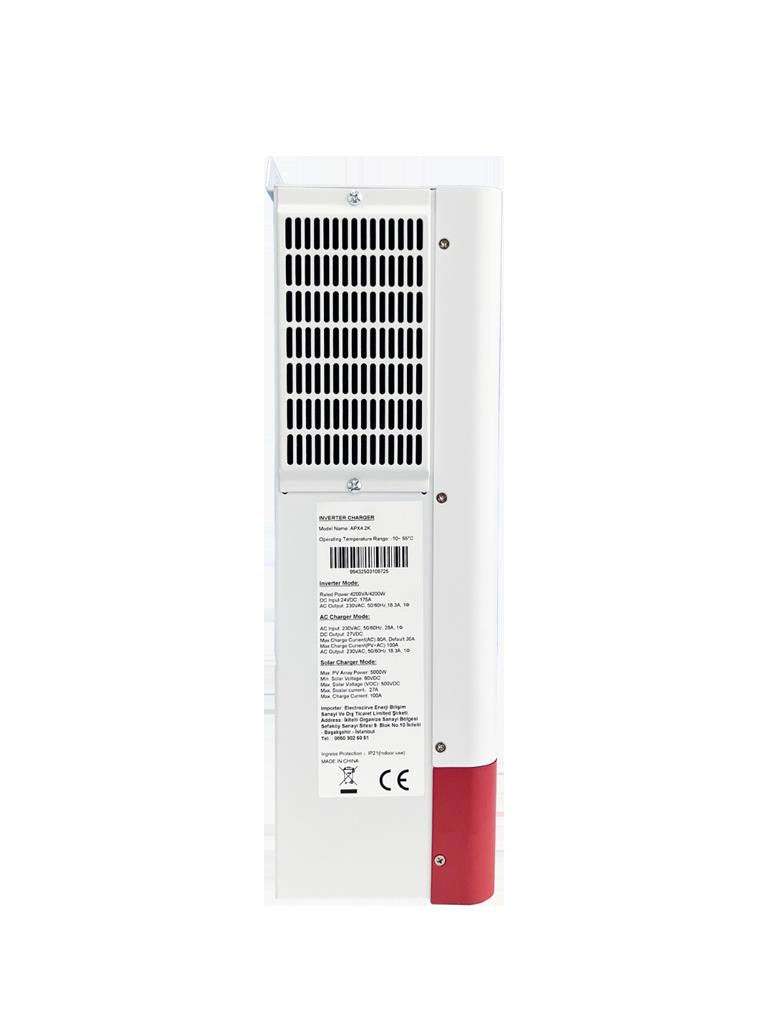APX4200 PRO Seri 4200W Akıllı İnverter - 100A MPPT - 500VDC Panel - Görsel 2