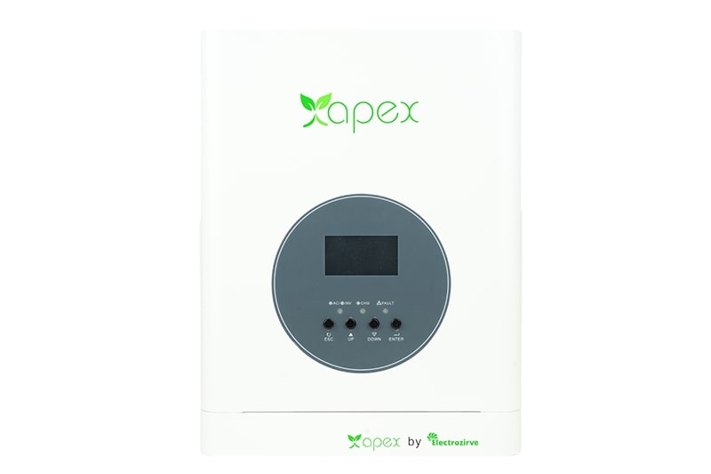 APX5KP 5000W Akıllı İnverter - 50A PWM - 105V DC Panel - Görsel 5