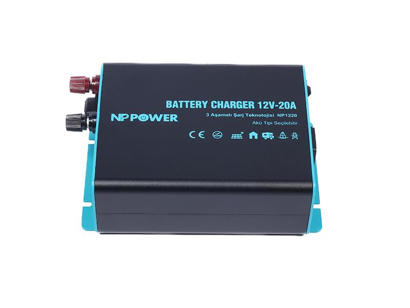 NP1220 NP Power 12V 20A Akü Şarj Cihazı - Görsel 2